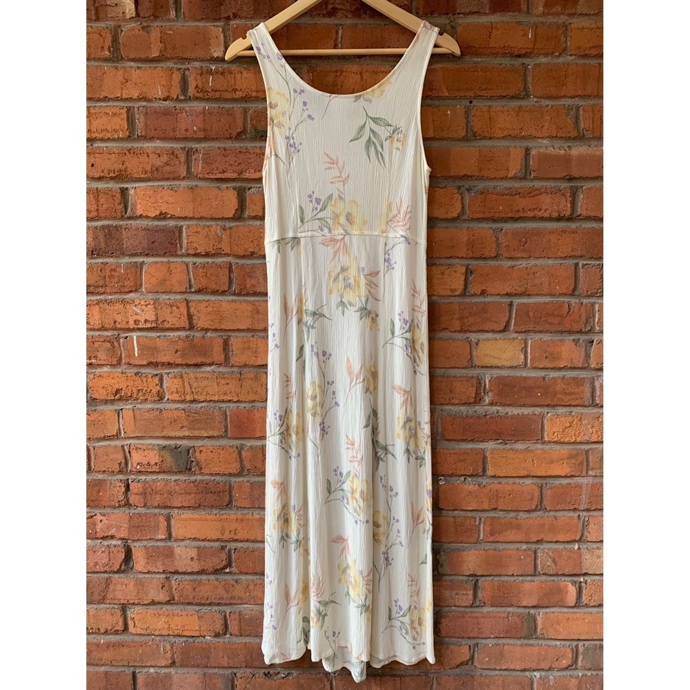 Vintage R&K Originals Floral Maxi Dress Cottagecore 90s - Picture 3 of 6